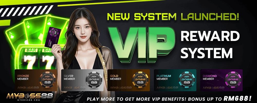 MyBoss88 VIP Reward System promotion banner Malaysia