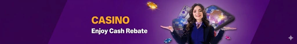Online casino Malaysia live casino games cash rebate promotion