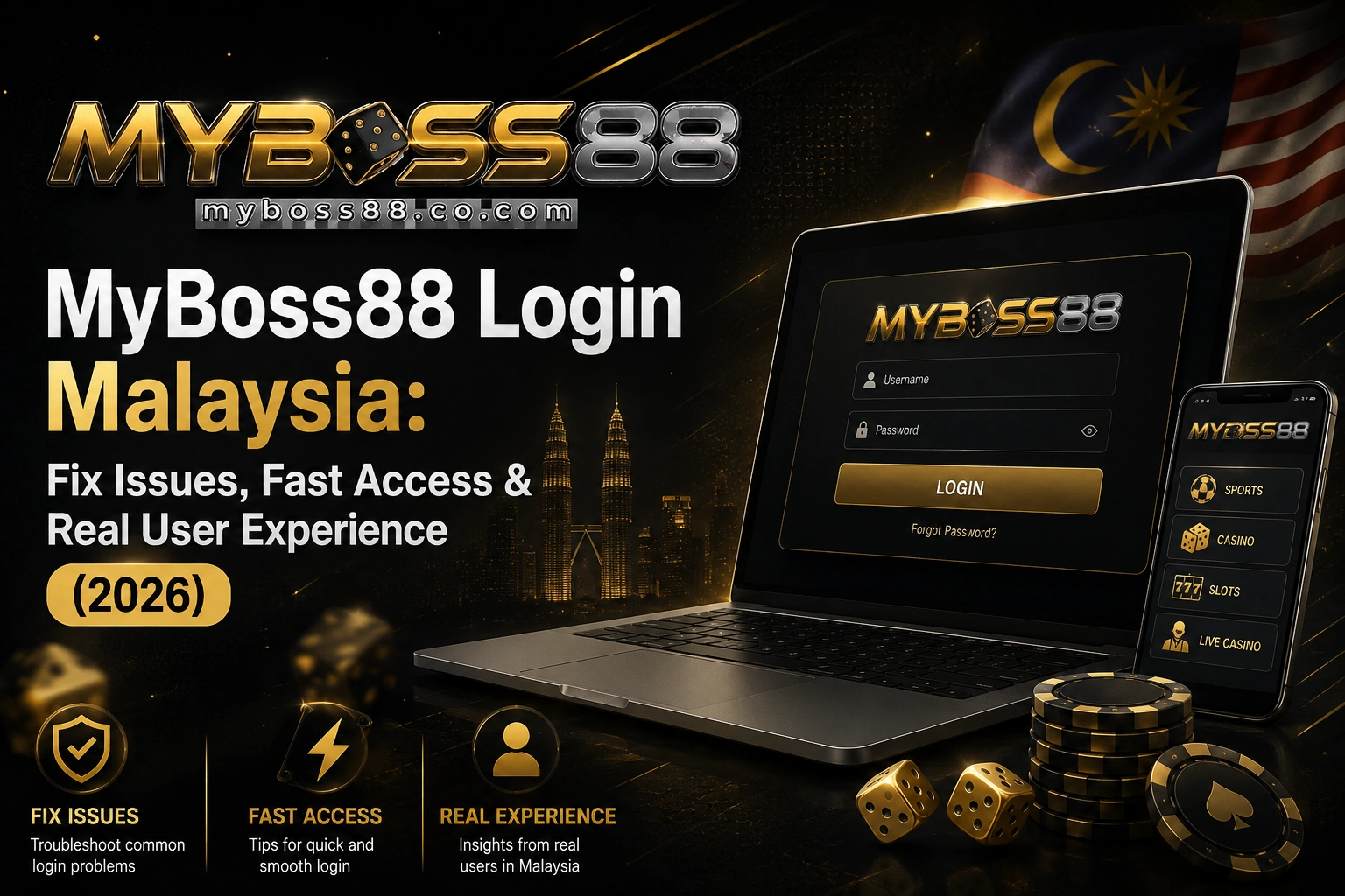 MyBoss88 trusted online casino Malaysia platform with secure login, fast payments, fair gaming and player protection features